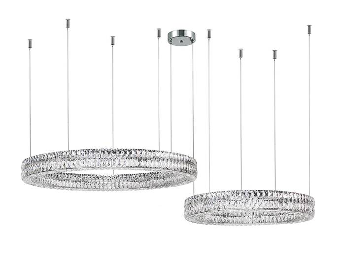 Потолочная чашка Newport Elizabeth 2 Потолочная чашка 8550 D12 2 горизон.кольца chrome