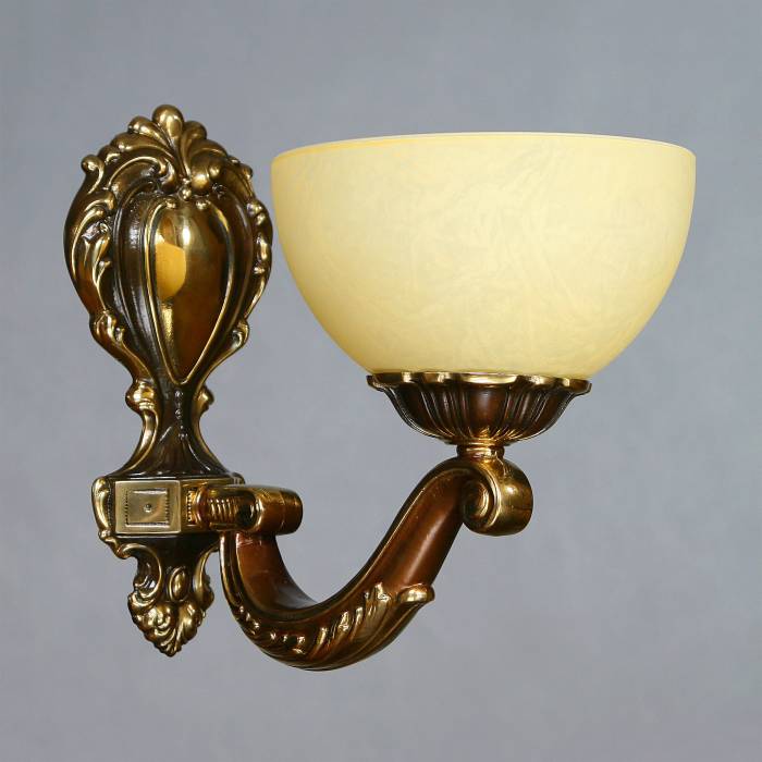 Настенное бра Ambiente Tenerife 02166/1 PB Настенное бра Ambiente Tenerife 02166/1 PB