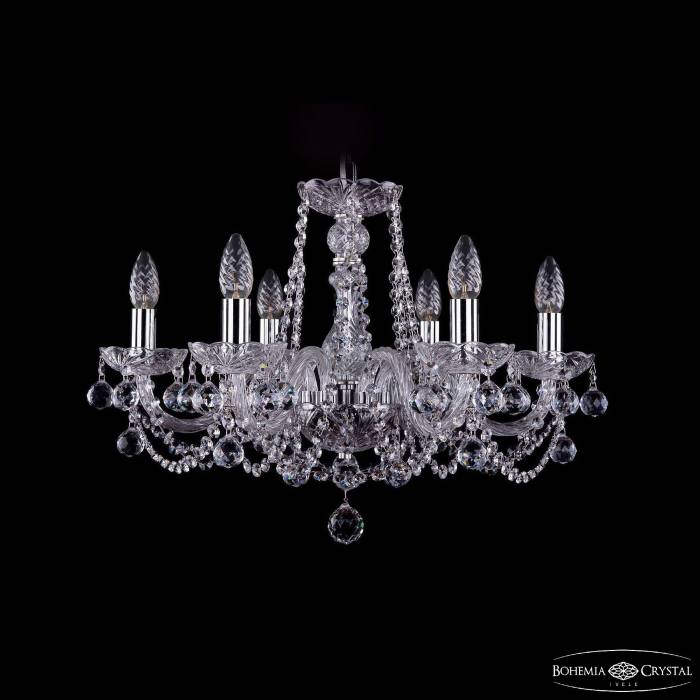Подвесная хрустальная люстра 1402 Bohemia 1402/6/195 Ni Balls