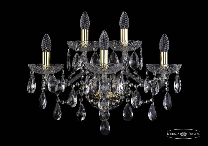 Настенное бра Bohemia 1415 1415B/3+2/200/XL/G