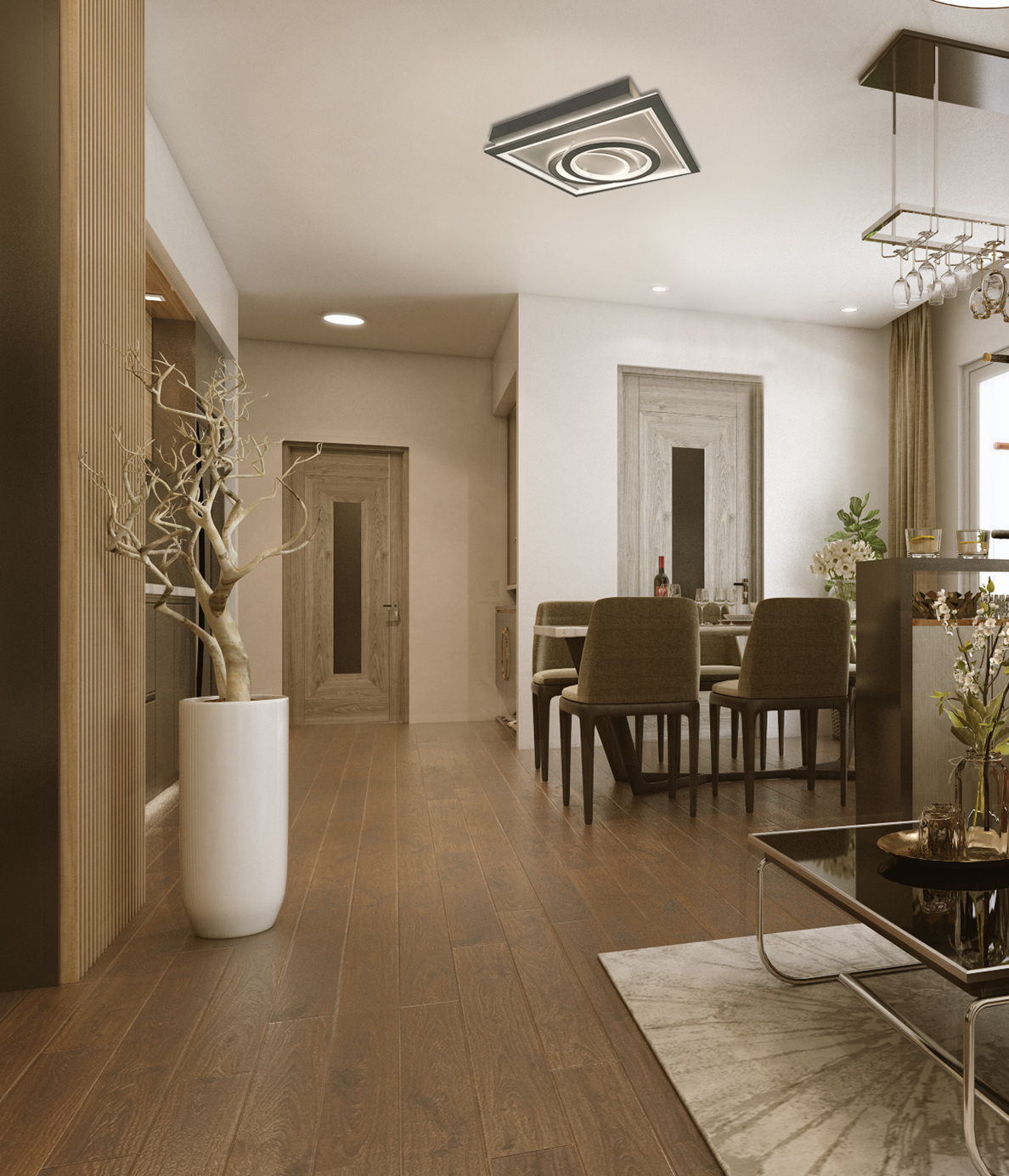 Потолочная светодиодная люстра LED Natali Kovaltseva 81017/5C