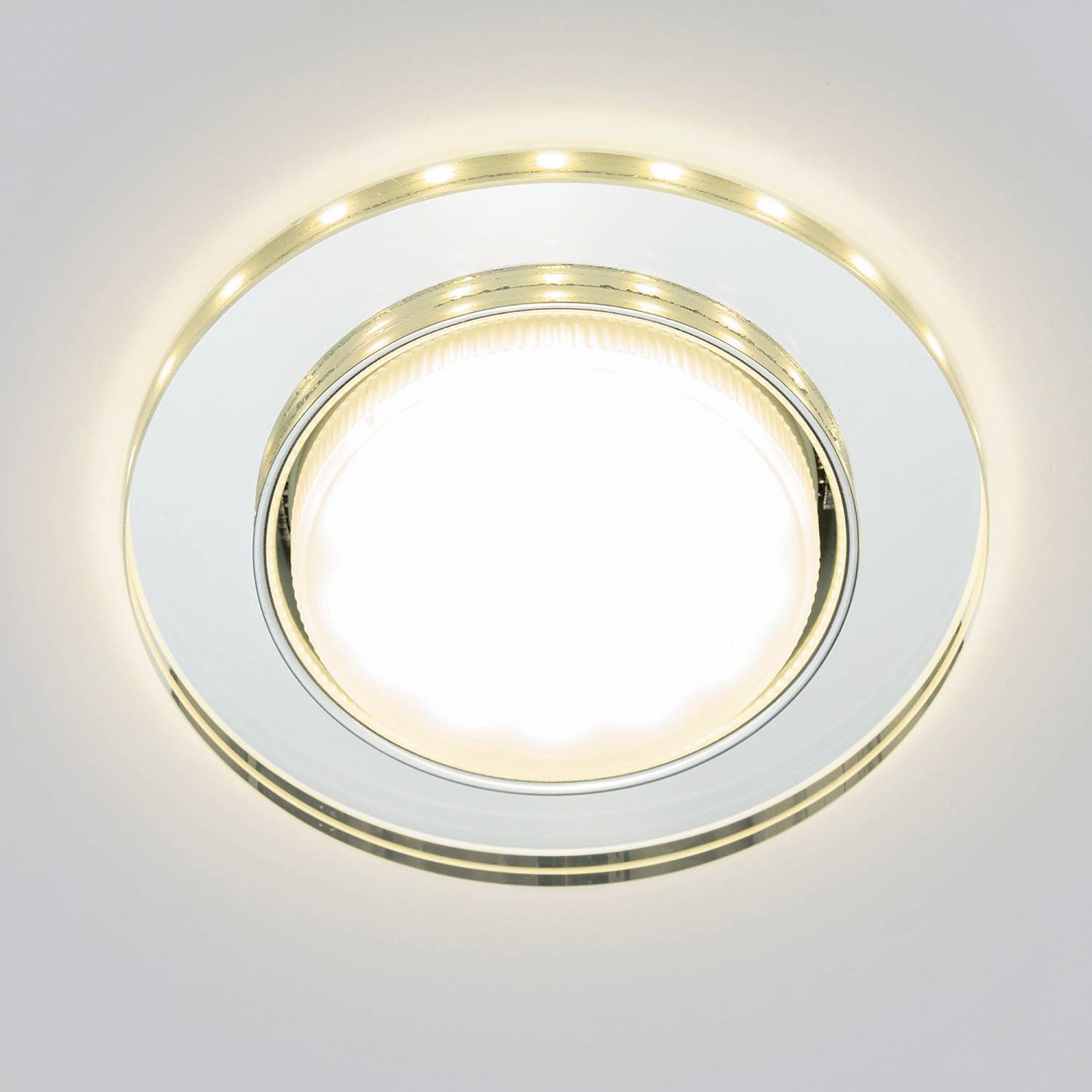 Встраиваемый светильник Fametto Luciole DLS-L159 GX53 CHROME/GLASSY