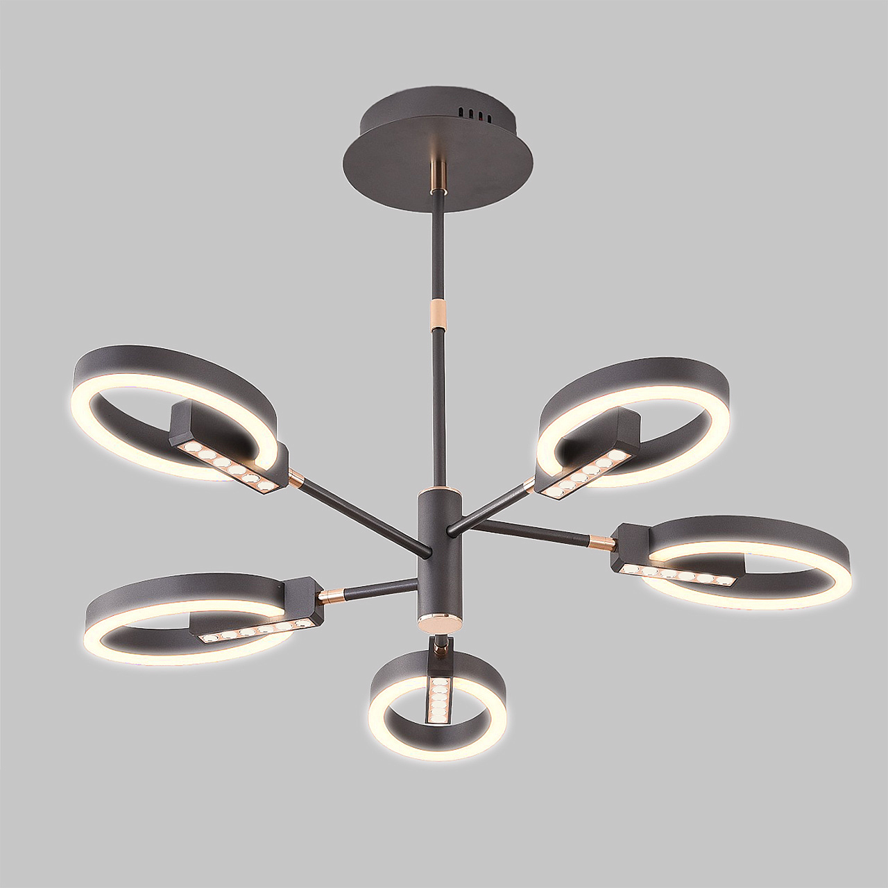 Люстра светодиодная потолочная, 90Вт, пульт ДУ, 3200К+6500К PLC-7056-720