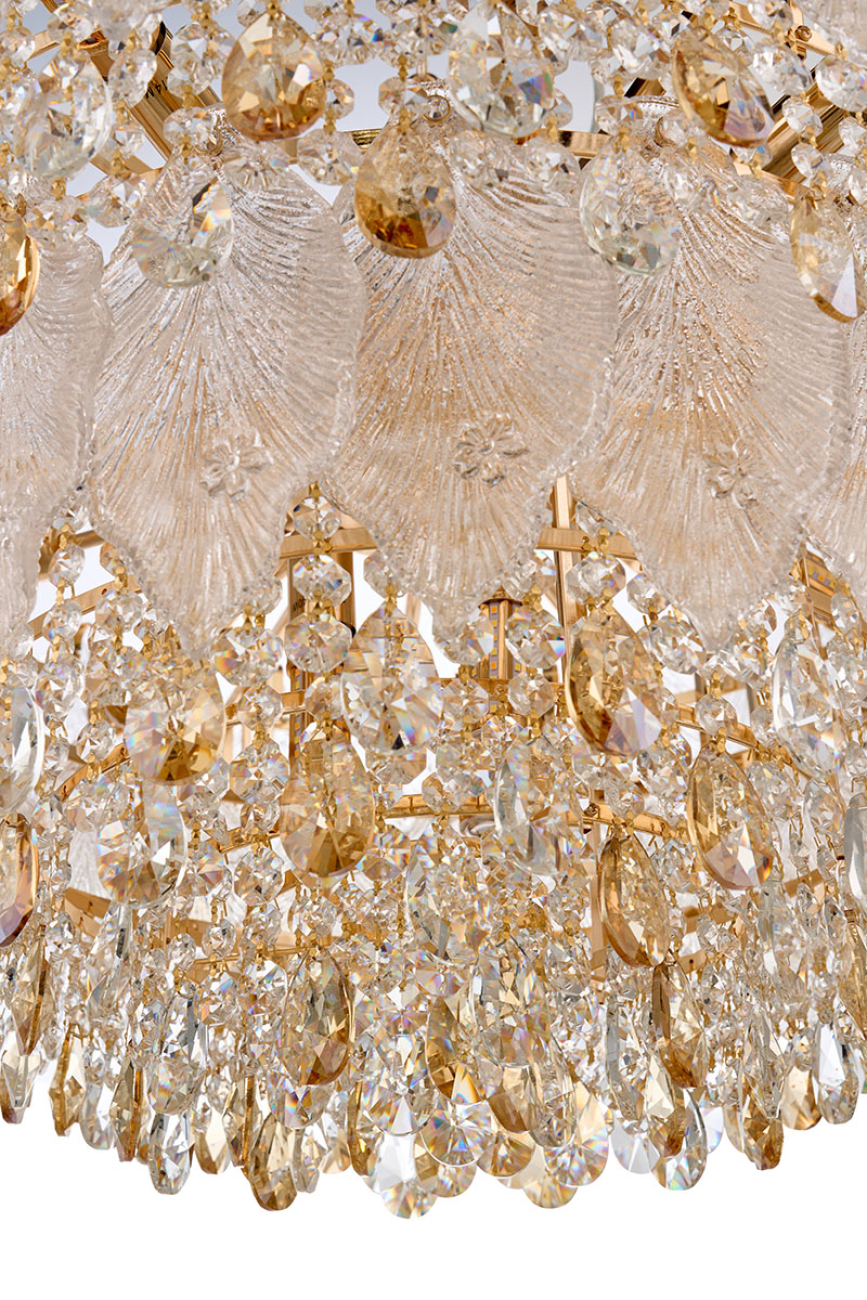 Подвесная люстра LEON Feuille LE7156/800 GD