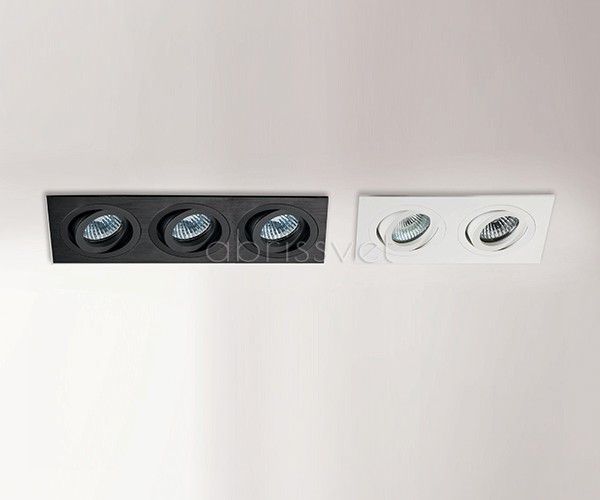 Встраиваемый светильник Italline SAG 03b SAG303-4 black/black