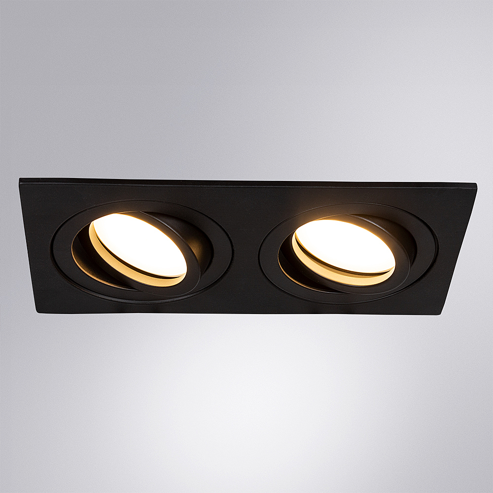 Встраиваемый светильник Arte Lamp Tarf A2168PL-2BK Встраиваемый светильник Arte Lamp Tarf A2168PL-2BK