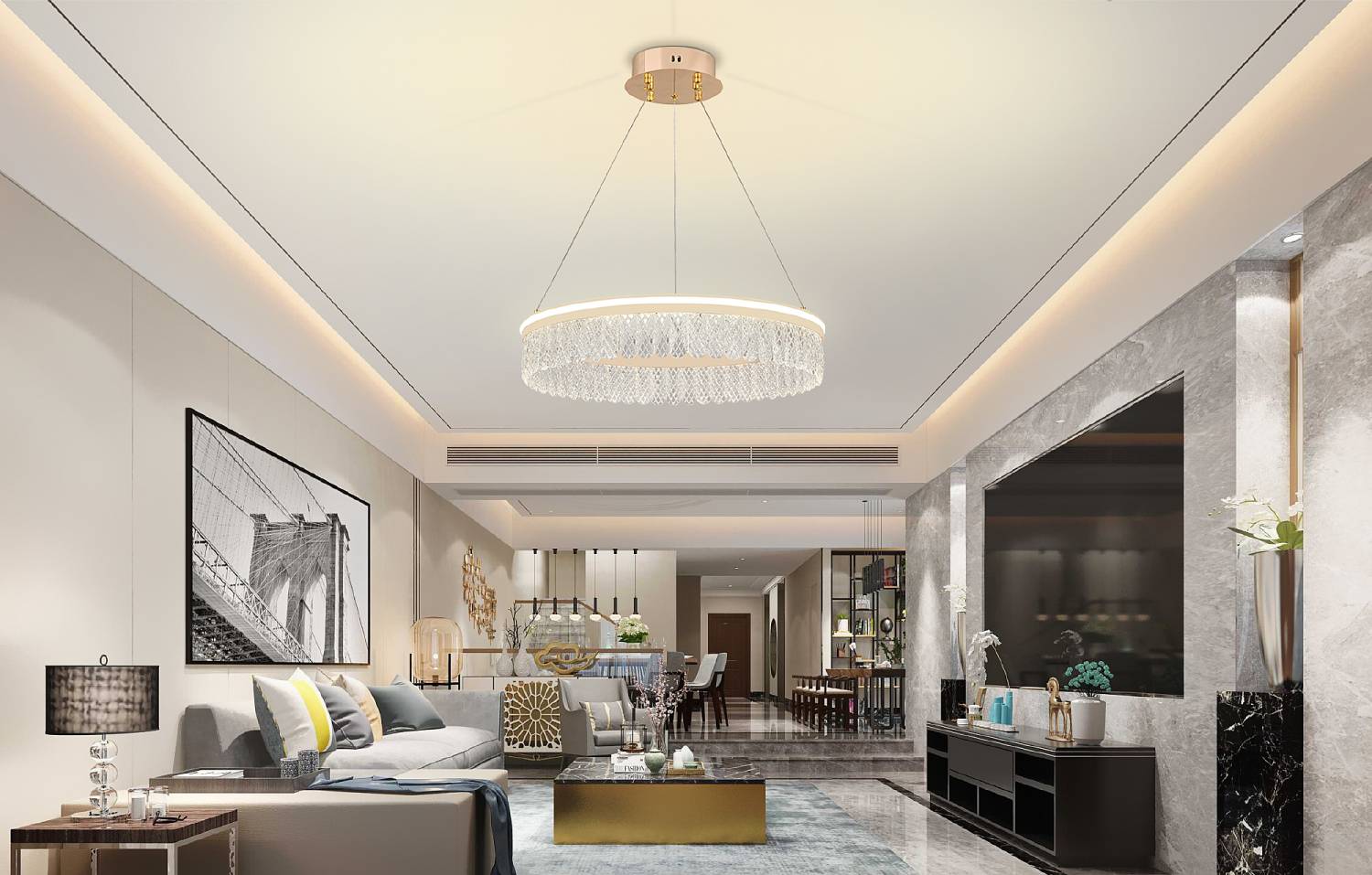 Подвесная люстра Natali Kovaltseva Led Series 711 HIGH-TECH LED LAMPS 82051