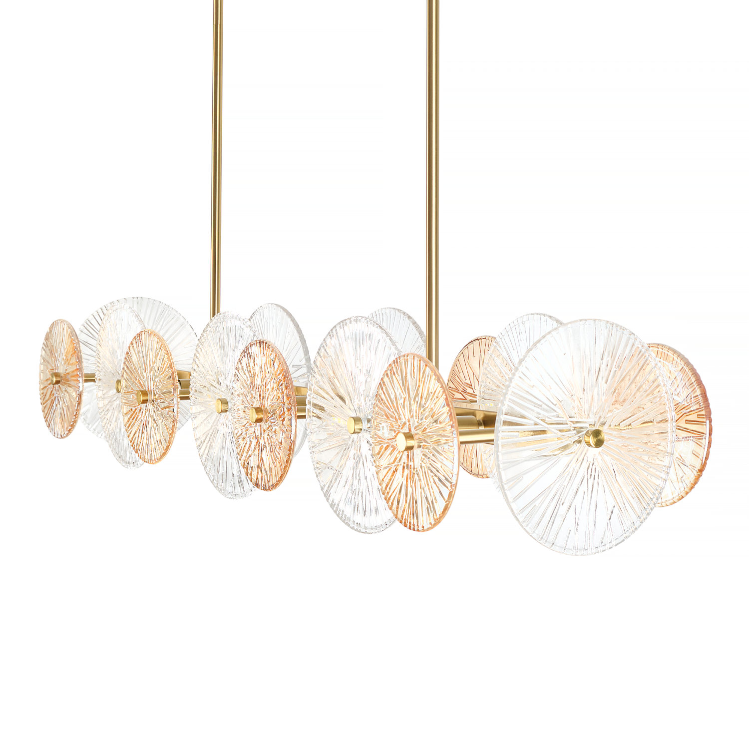 Люстра на штанге MyFar Fiona MR2532-12P