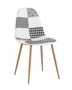 Обеденный стул Stool Group Валенсия OS-001P patchwork bw