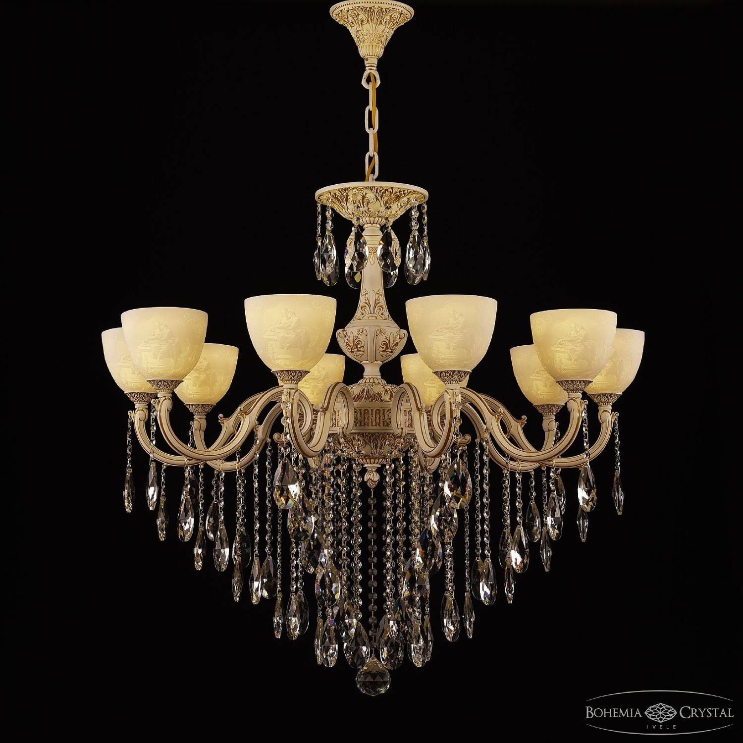 Подвесная люстра Bohemia AL7801 AL78101/10/300 B WMG P1 U Pair