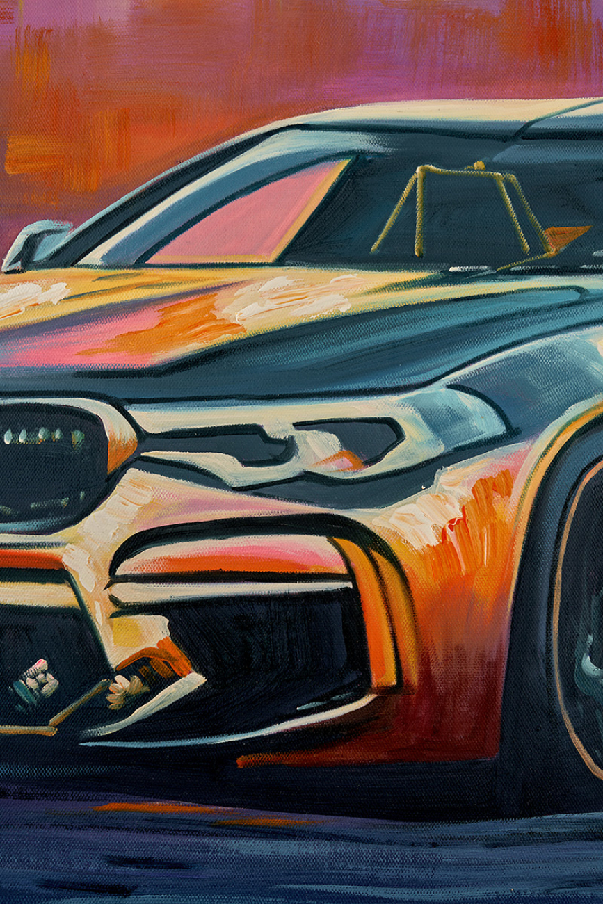 Картина настенная Teona Decor Bmw TD140