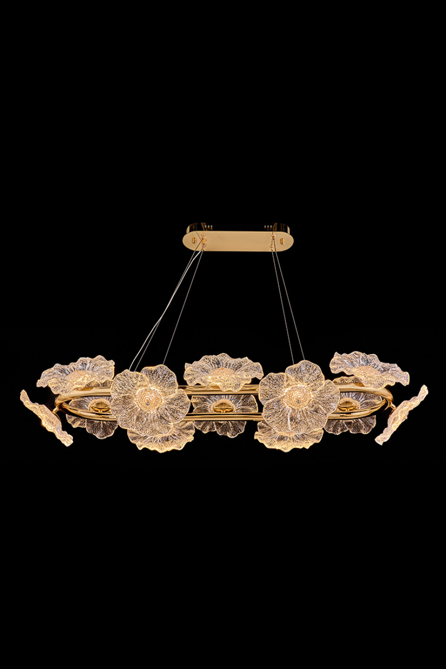 Подвесная люстра LEON Violetta LE3018/1050LQ GD