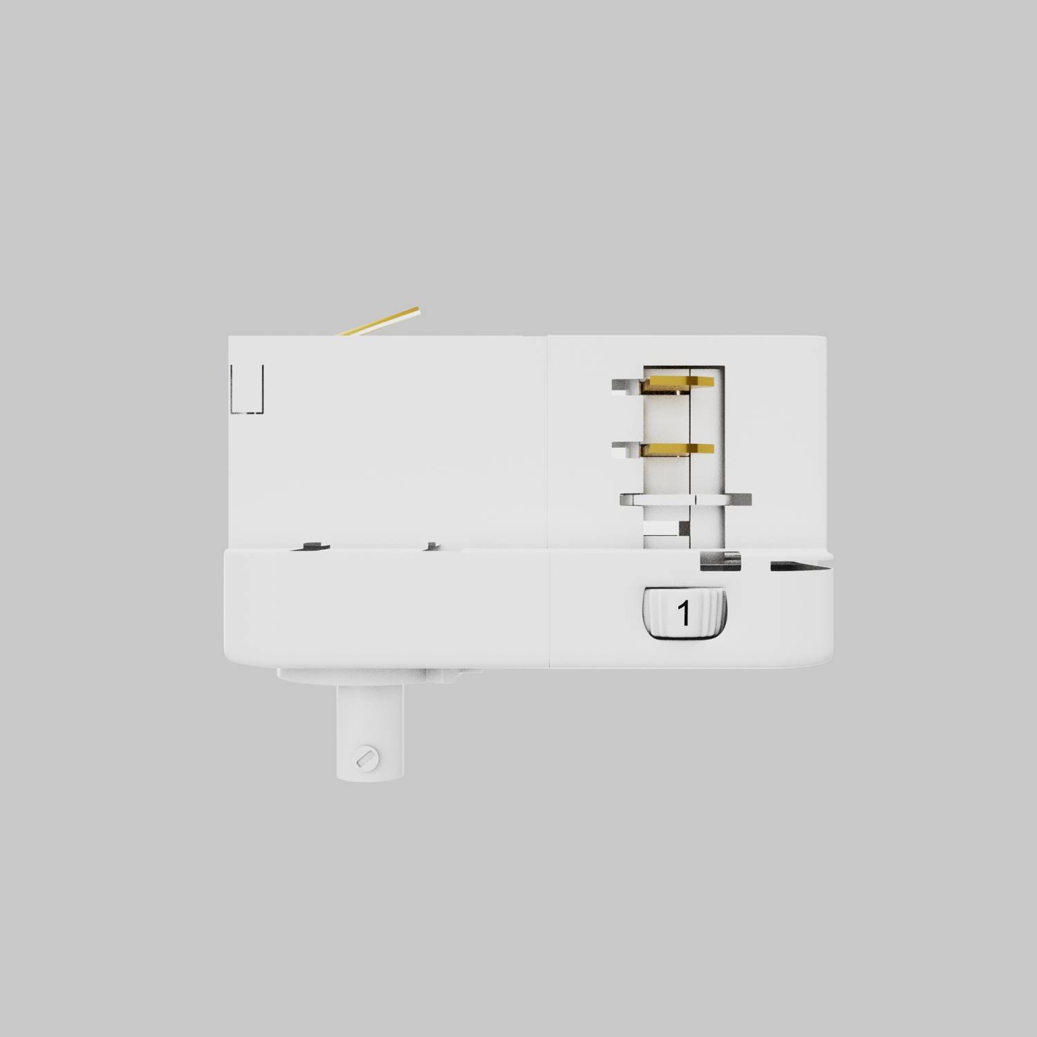 Трековое крепление Maytoni Accessories for tracks Trinity TRA005-3-A-W