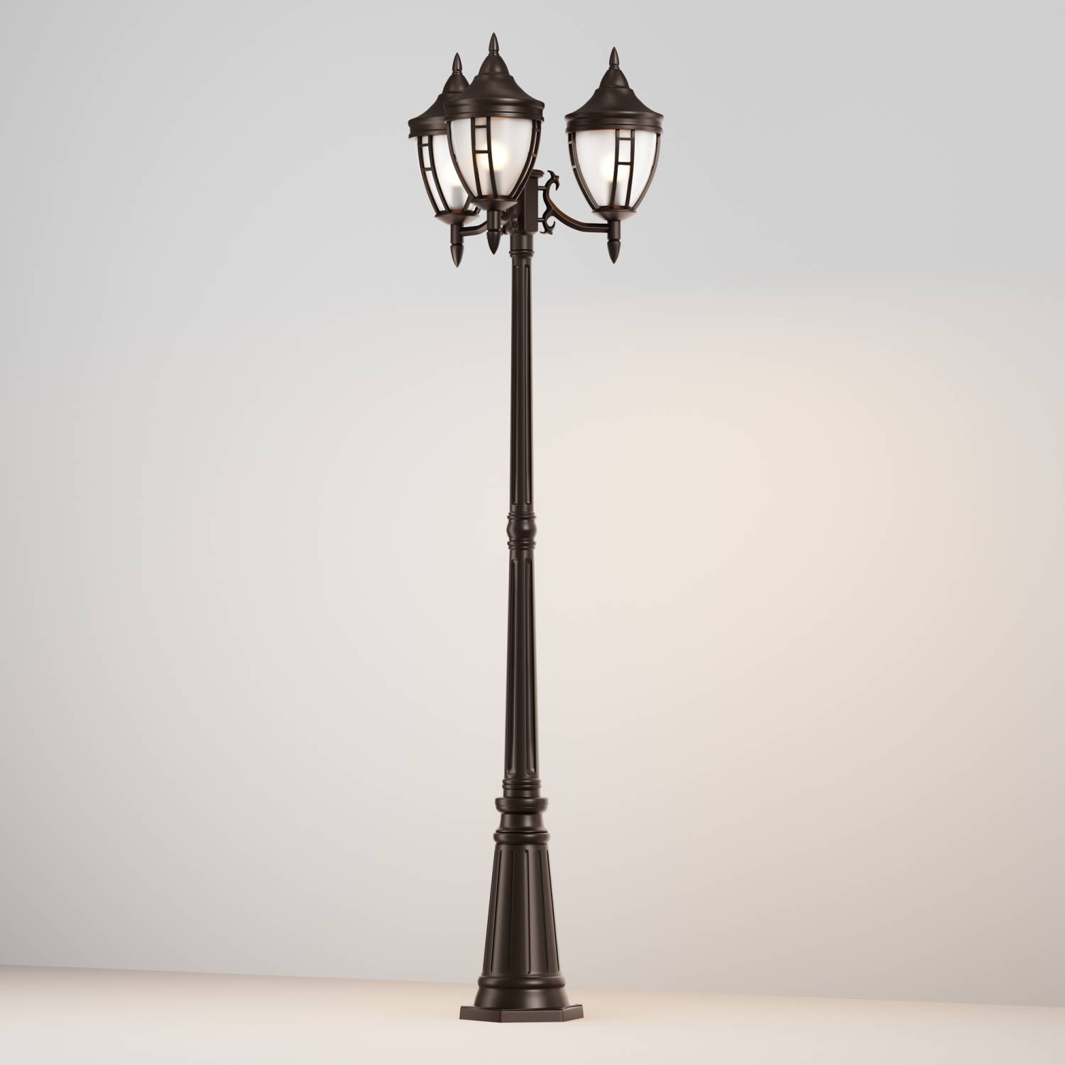 Столб фонарный уличный Maytoni Rivoli O026FL-03B