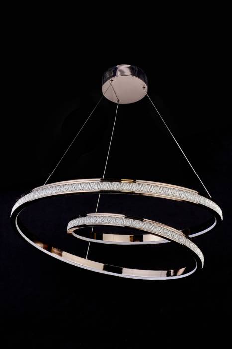 Подвесная люстра LEON Aida LE7707/800Z Black Chrome