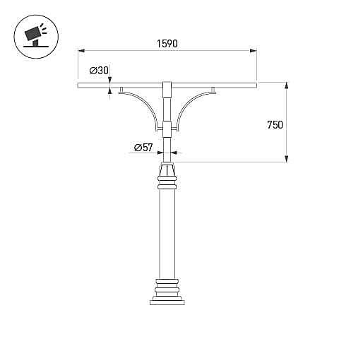 Кронштейн Arlight 051632