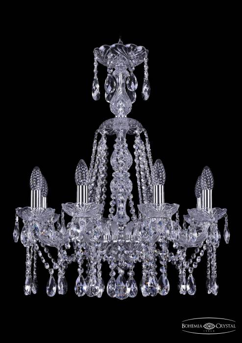 Подвесная хрустальная люстра 1413 Bohemia 1413/8/200/XL-66 Ni