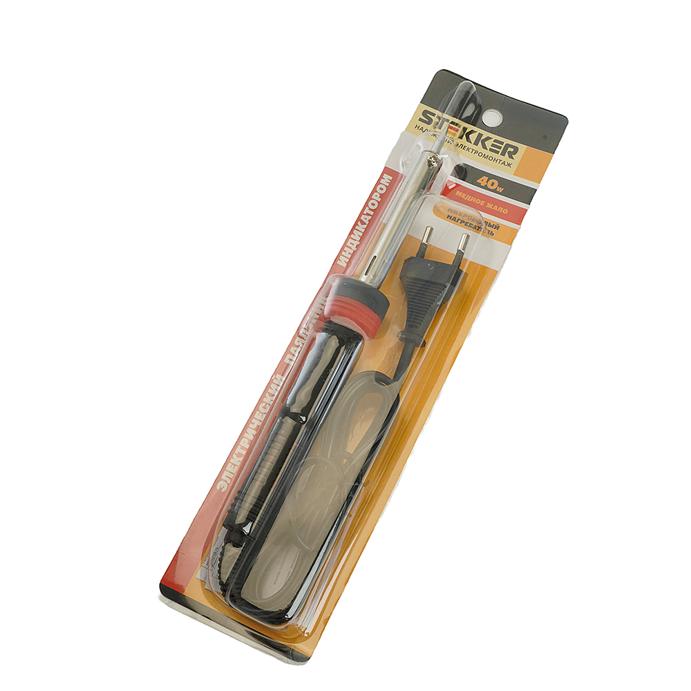 Паяльник с индикатором 40W, Stekker PLE301-40 49808