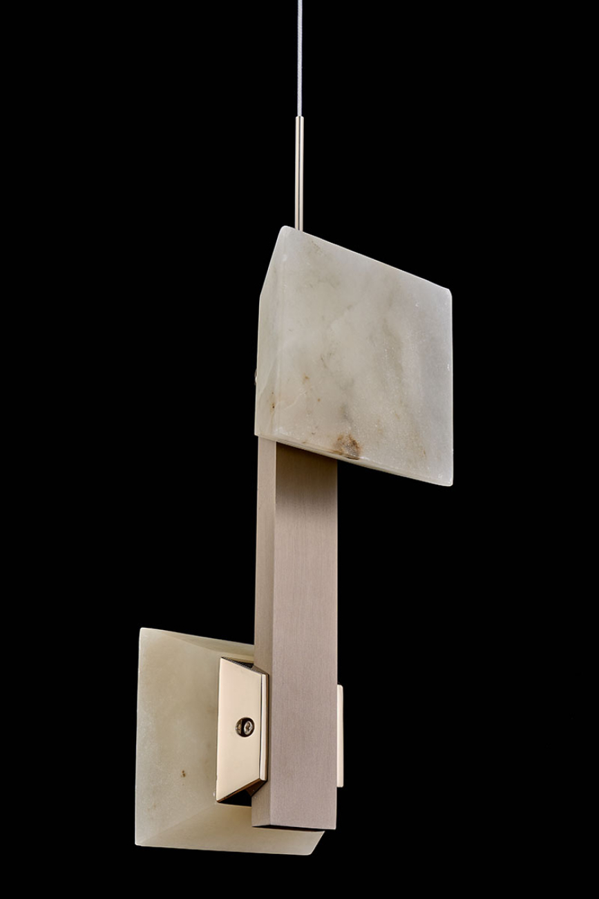 Светильник подвесной LEON Tina LE7906/2S Dark Grey