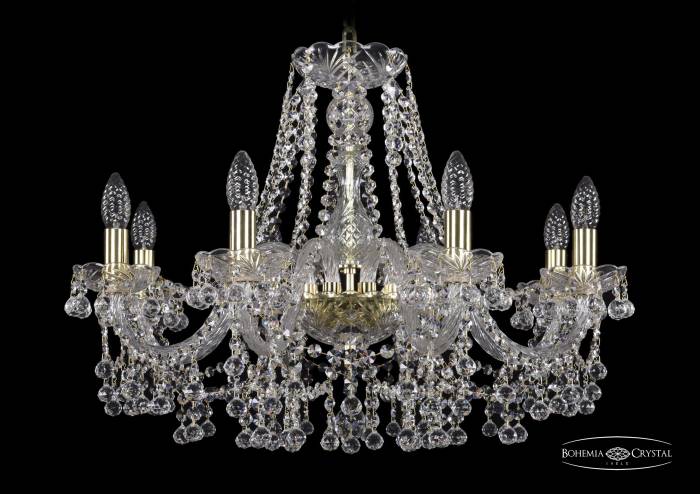 Подвесная хрустальная люстра 1409 Bohemia 1409/8/240 G