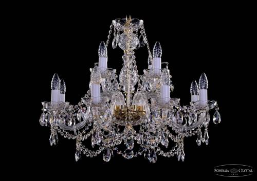 Подвесная хрустальная люстра 1411 Bohemia 1411/8+4/240 G
