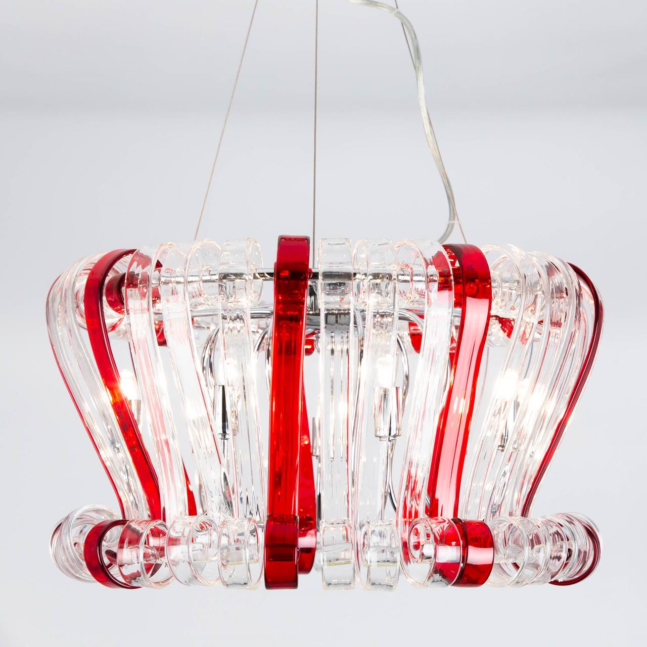 Подвесная хрустальная люстра Volution Citilux EL326P09.2