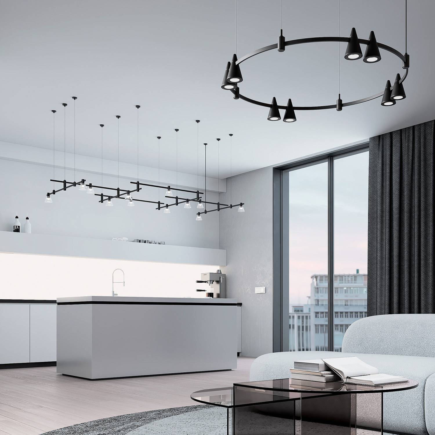 Elektrostandard Esthetic Magnetic Esthetic Magnetic Подвесной комплект с вводом питания 85154/00