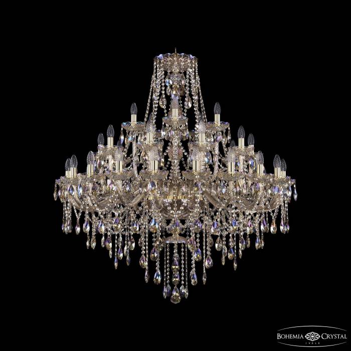 Подвесная хрустальная люстра 1415 Bohemia 1415/20+10+5/400 G M801