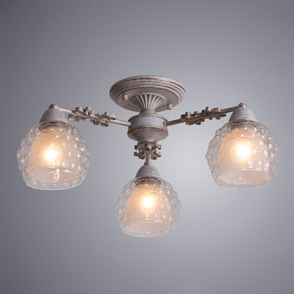 Потолочная люстра Arte Lamp Malina A7695PL-3WG Потолочная люстра Arte Lamp Malina A7695PL-3WG