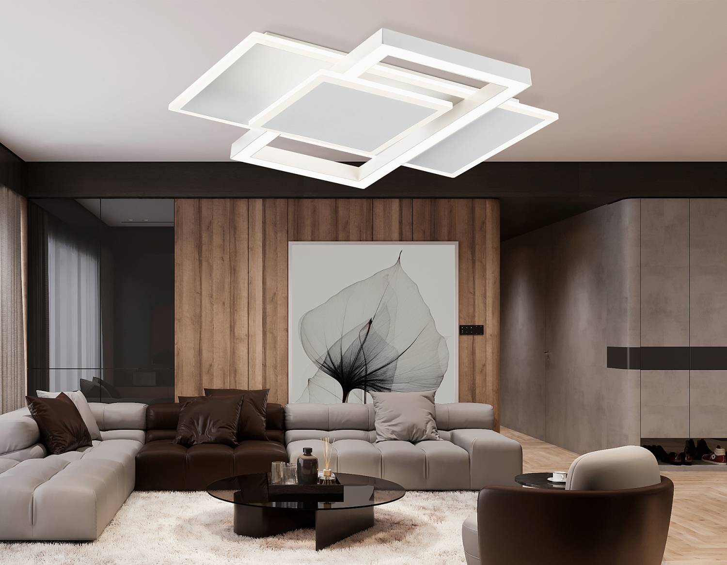 Потолочная люстра Ambrella Disk FA1021