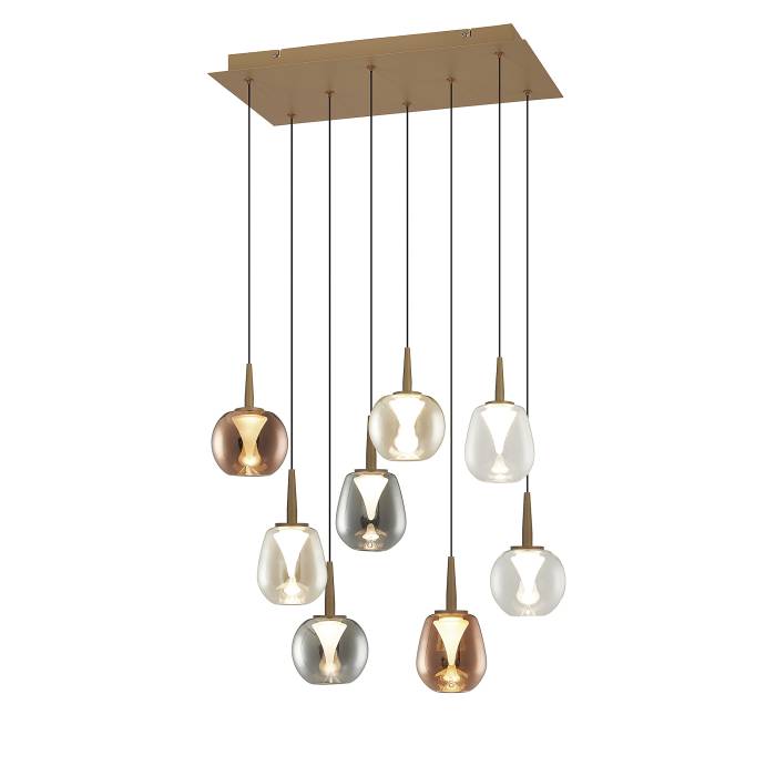 Подвесная люстра Mantra Andromeda 8934+8PL