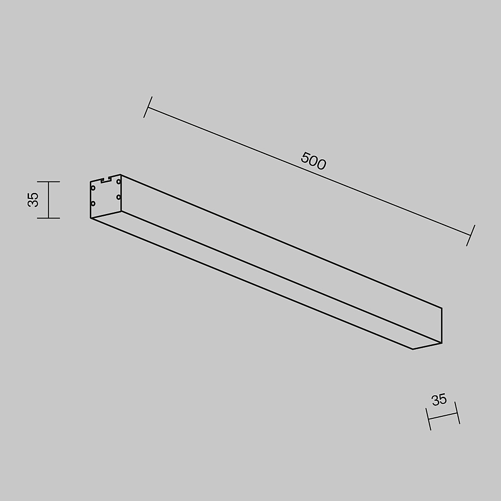Светильник потолочный Maytoni Накладные линейные светильники LL311010
