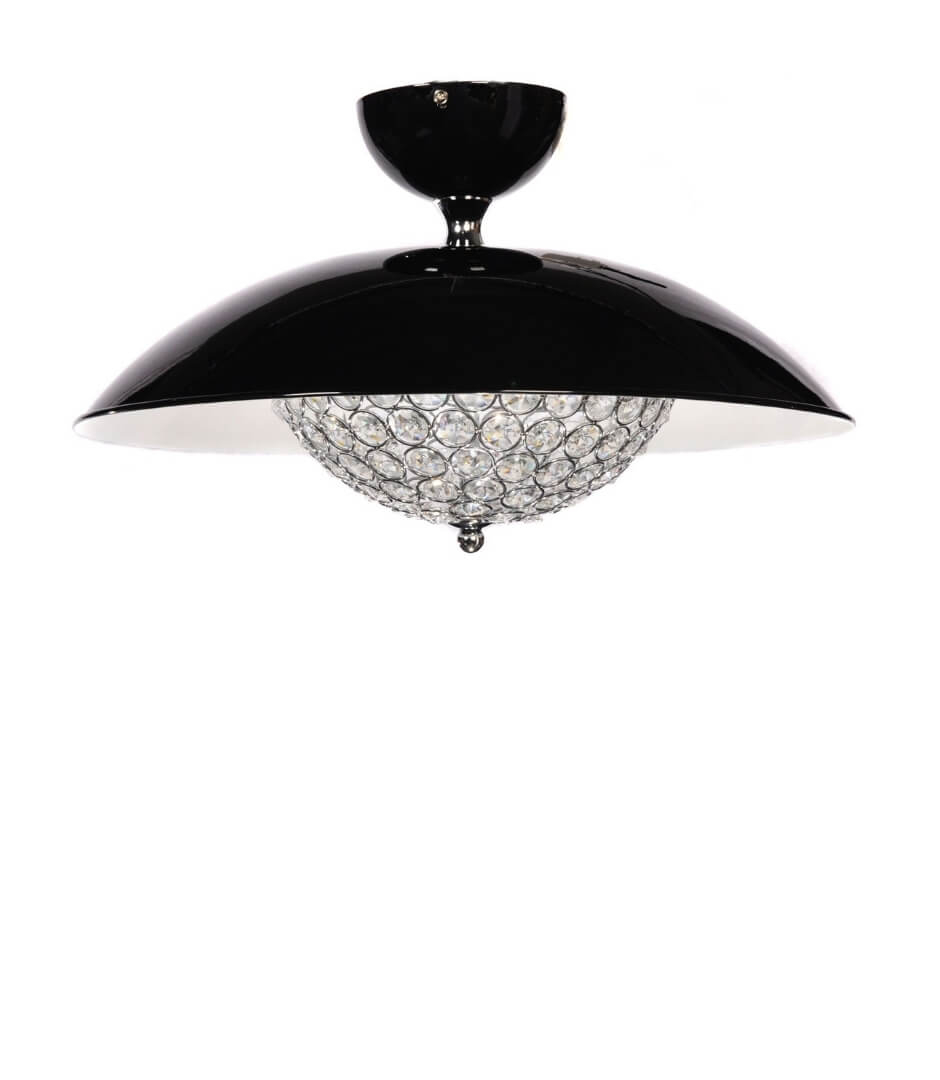 Потолочная светодиодная люстра Mezzaluna Lumina Deco LDC 1578-5 BK