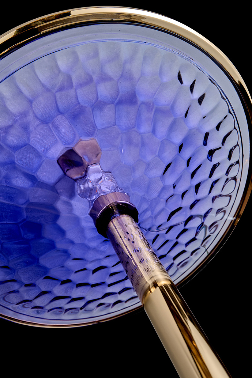 Торшер LEON Chantale LE3027/1F GD/BL