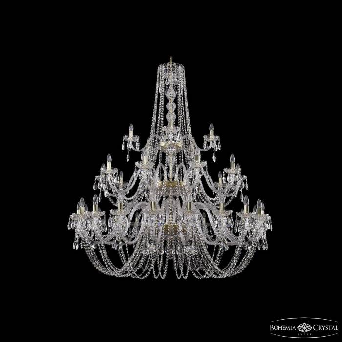 Подвесная хрустальная люстра 1402 Bohemia 1402/20+10+5/530/3d G