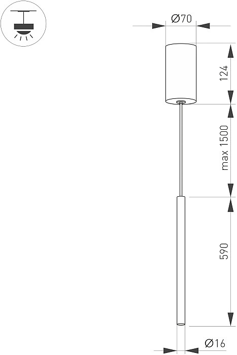 Светильник подвесной Arlight Umbra 036949(1)