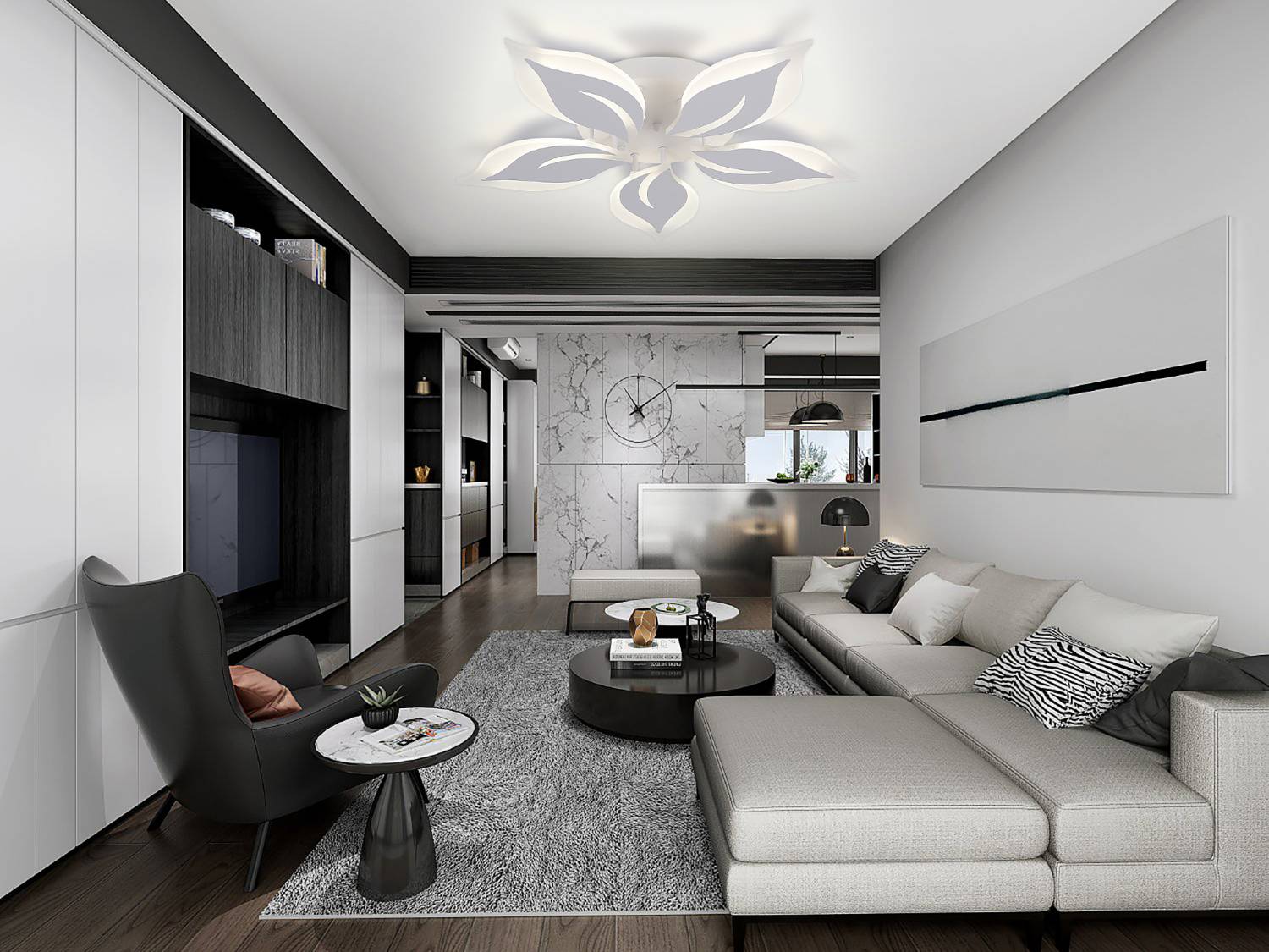 Потолочная люстра Natali Kovaltseva Sirius LED LAMPS 81160