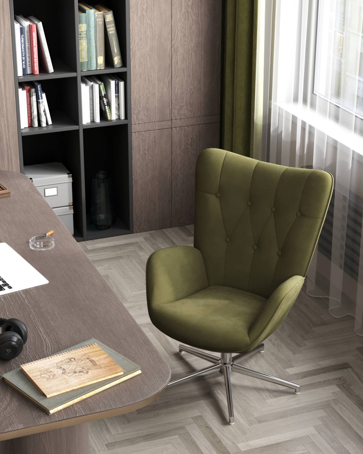 Стул вращающийся Stool Group Филадельфия FUCHS HY-53