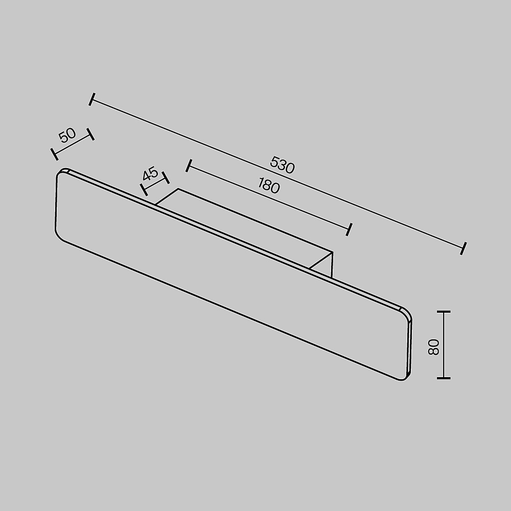 Настенный светильник Maytoni Stela C81WL-18W3K-B