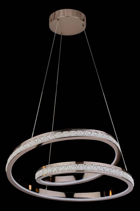 Подвесная люстра LEON Aida LE7707/600Z Black Chrome