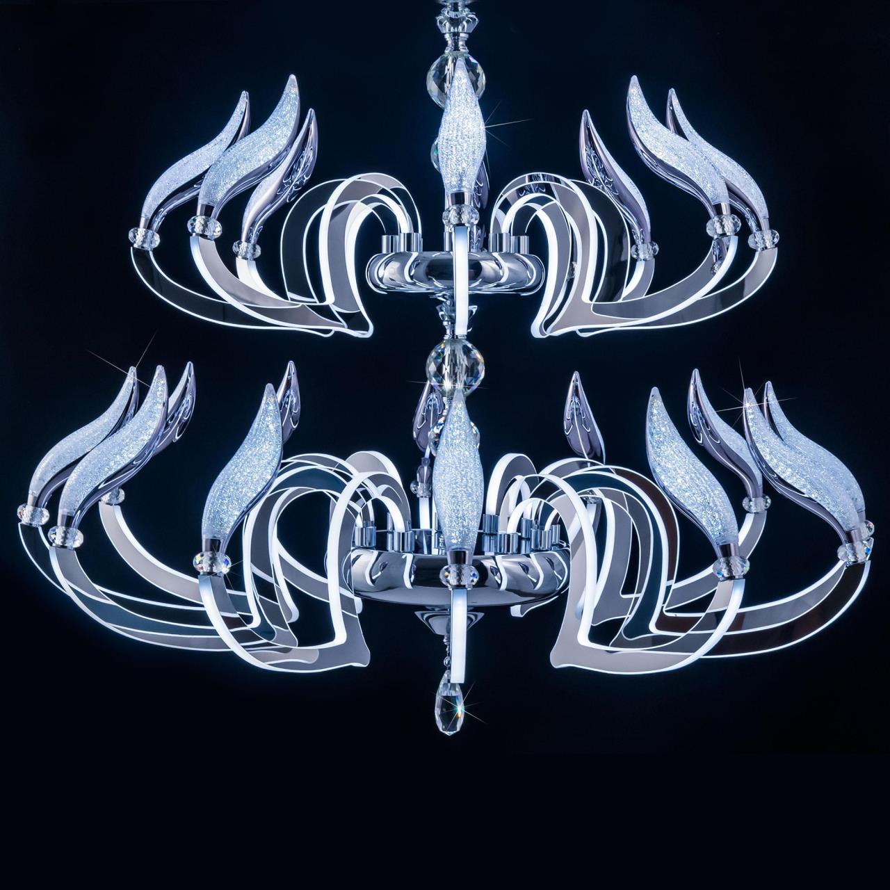 Подвесная люстра с пультом Diva Citilux EL339P24