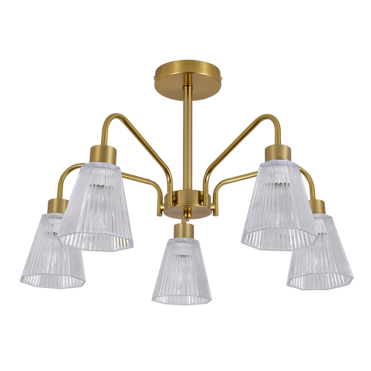 Потолочная люстра Escada Berzelia 150001/5R E14*40W Copper ES0000028