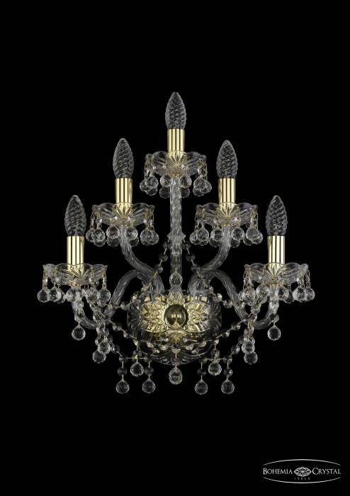 Настенное бра Bohemia 1409 1409B/2+2+1/160/G