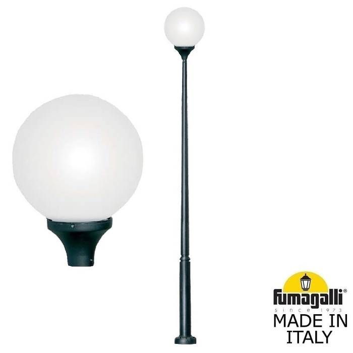 Столб фонарный уличный Fumagalli Globe 400 Modern G41.372.000.AYE27 Столб фонарный уличный Fumagalli Globe 400 Modern G41.372.000.AYE27