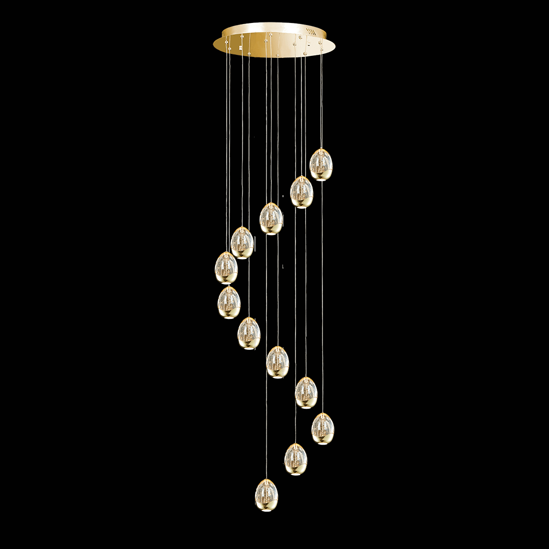 Люстра каскадная Delight Collection Terrene MD13003023-12A gold