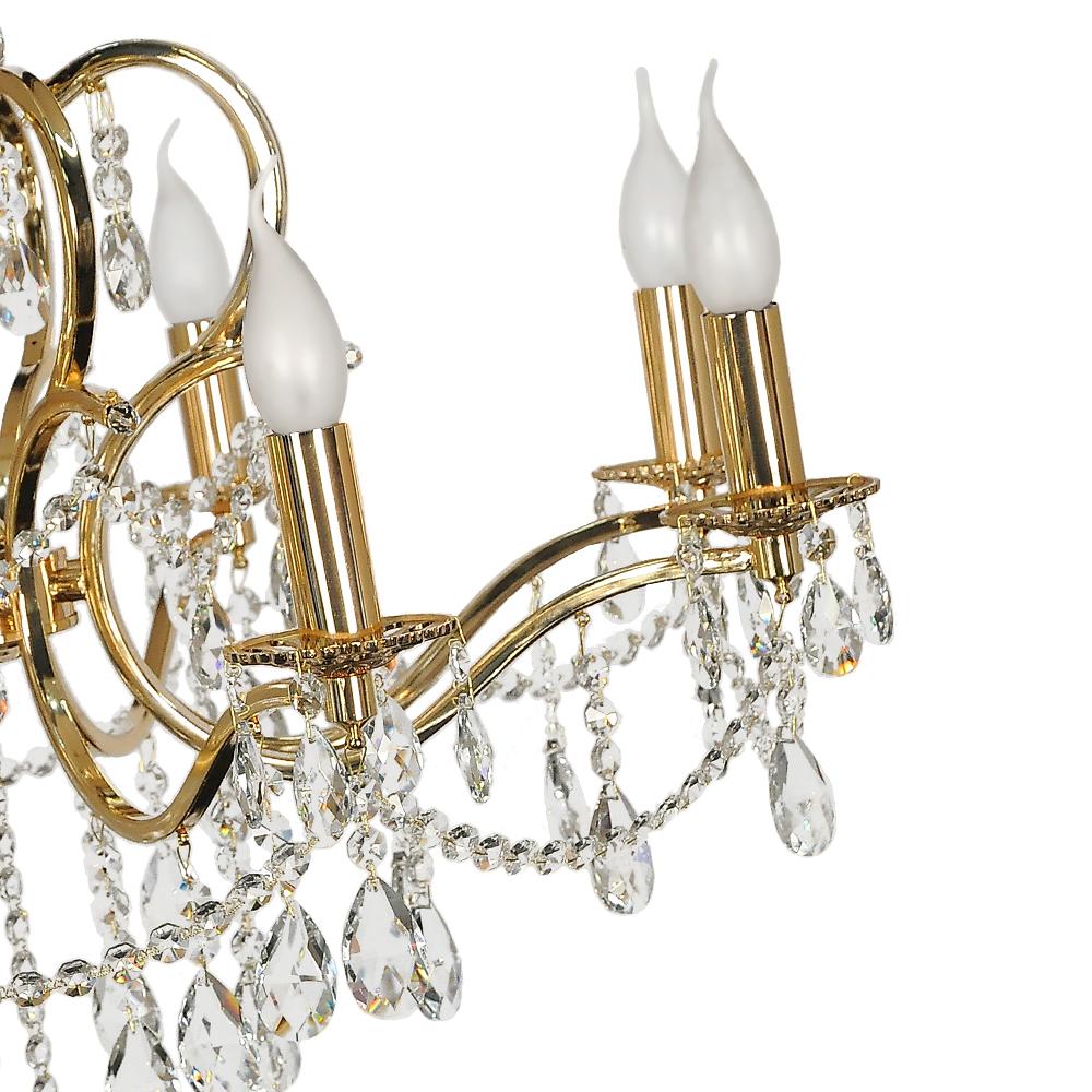 Подвесная хрустальная люстра Pisani Arti Lampadari Pisani E 1.1.8.601 G