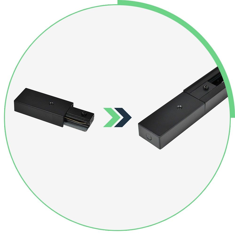 Ввод питания для накладного шинопровода 220В Hesby Lighting Skylite HSBL_0003