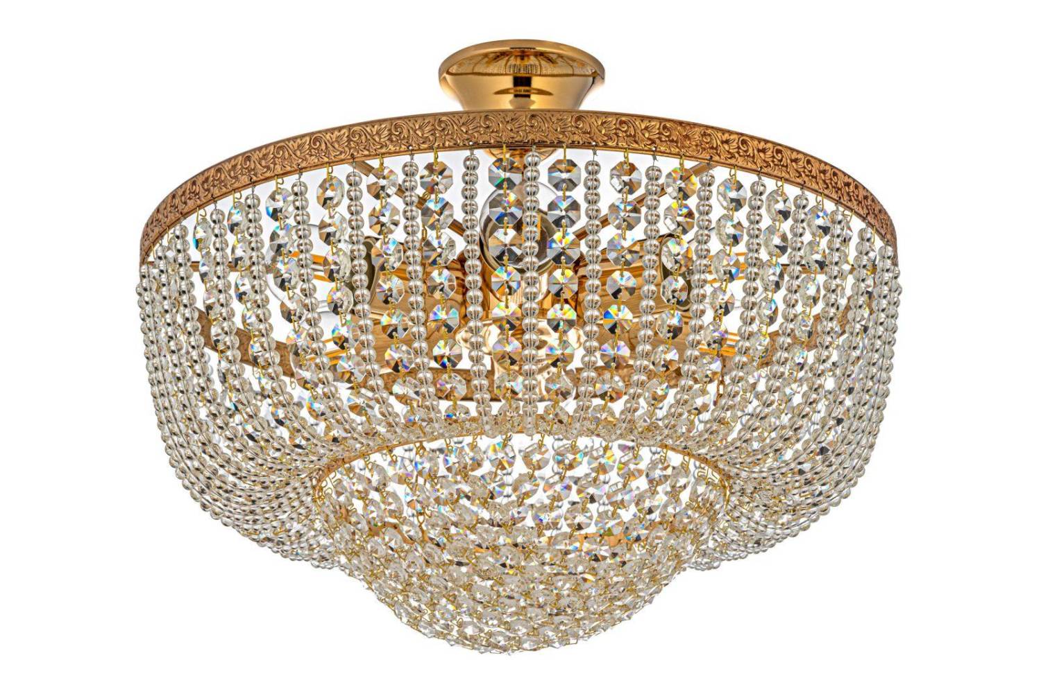 Потолочная хрустальная люстра Arti Lampadari Favola Favola E 1.3.40.502 G