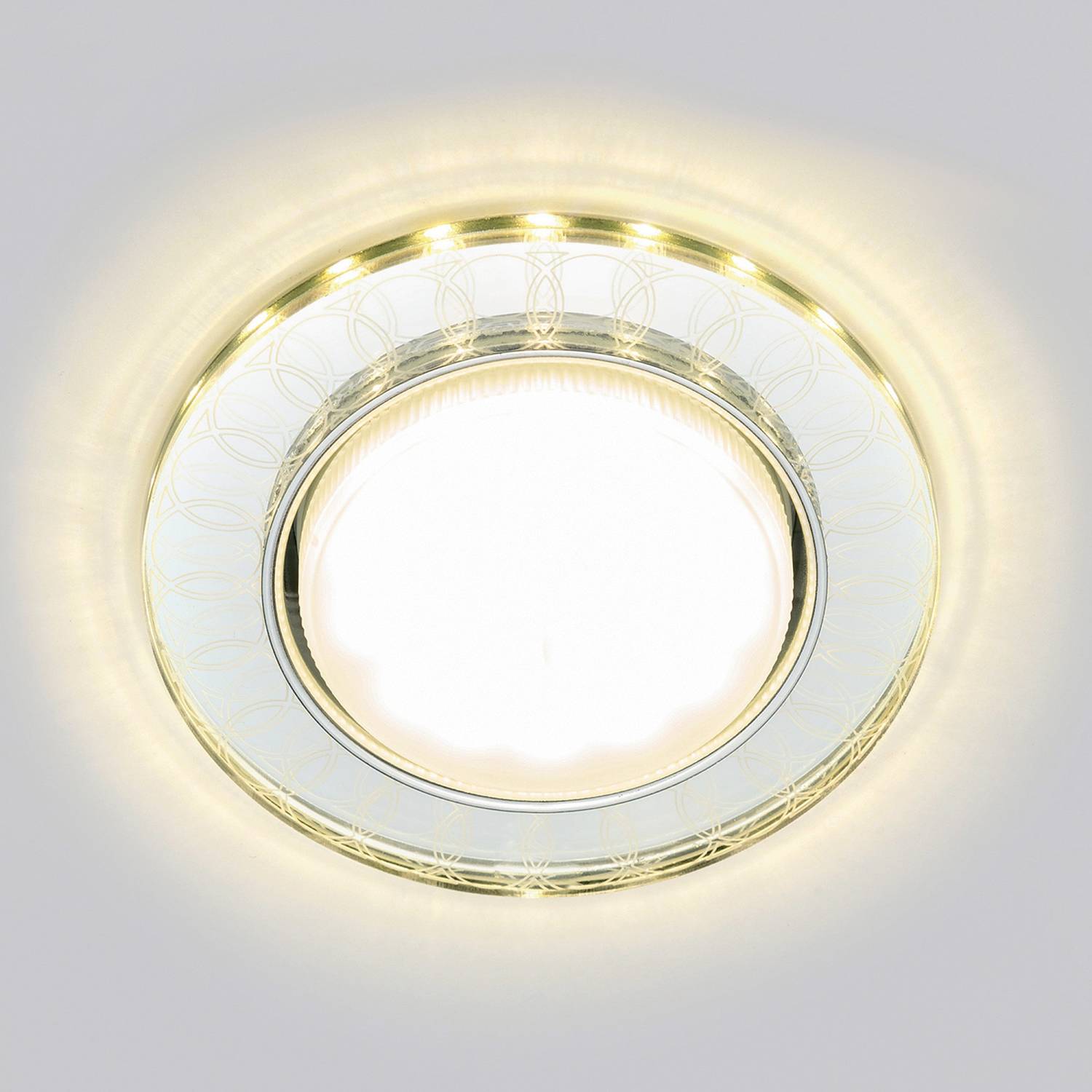 Встраиваемый светильник Fametto Luciole DLS-L157 GX53 GLASSY/CLEAR 3D