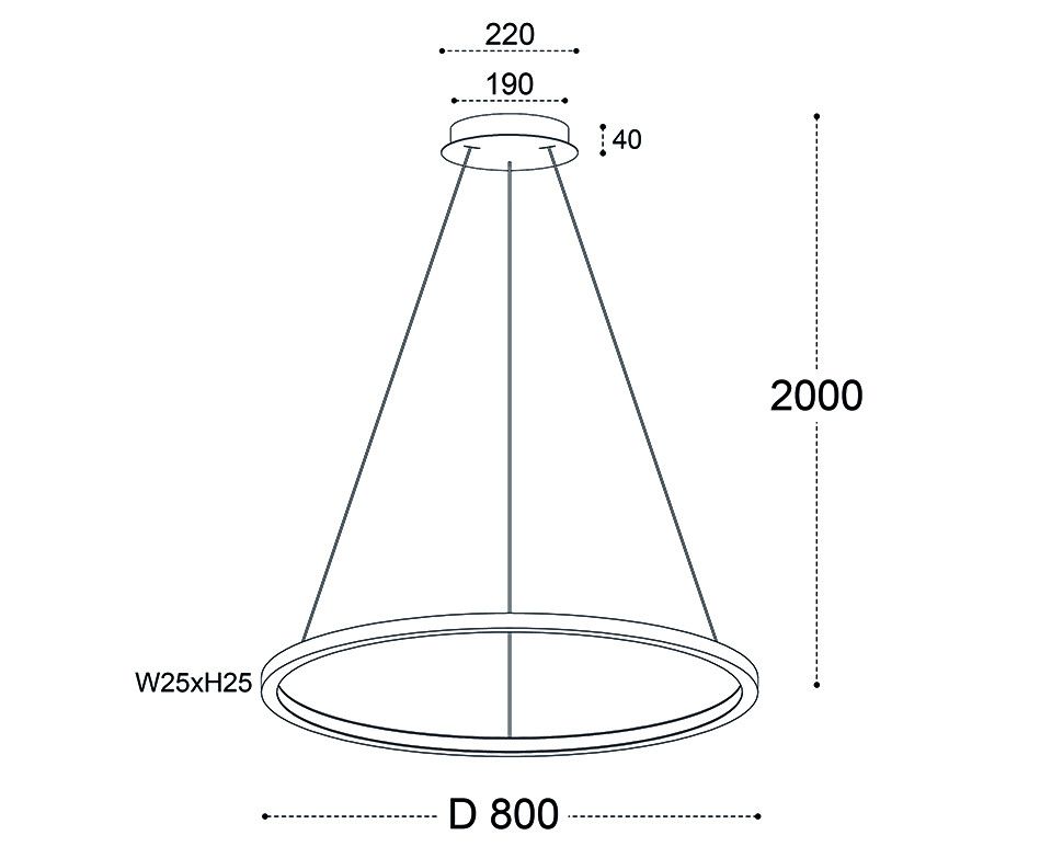 Подвесная люстра Italline IT013-6028 black 3000K